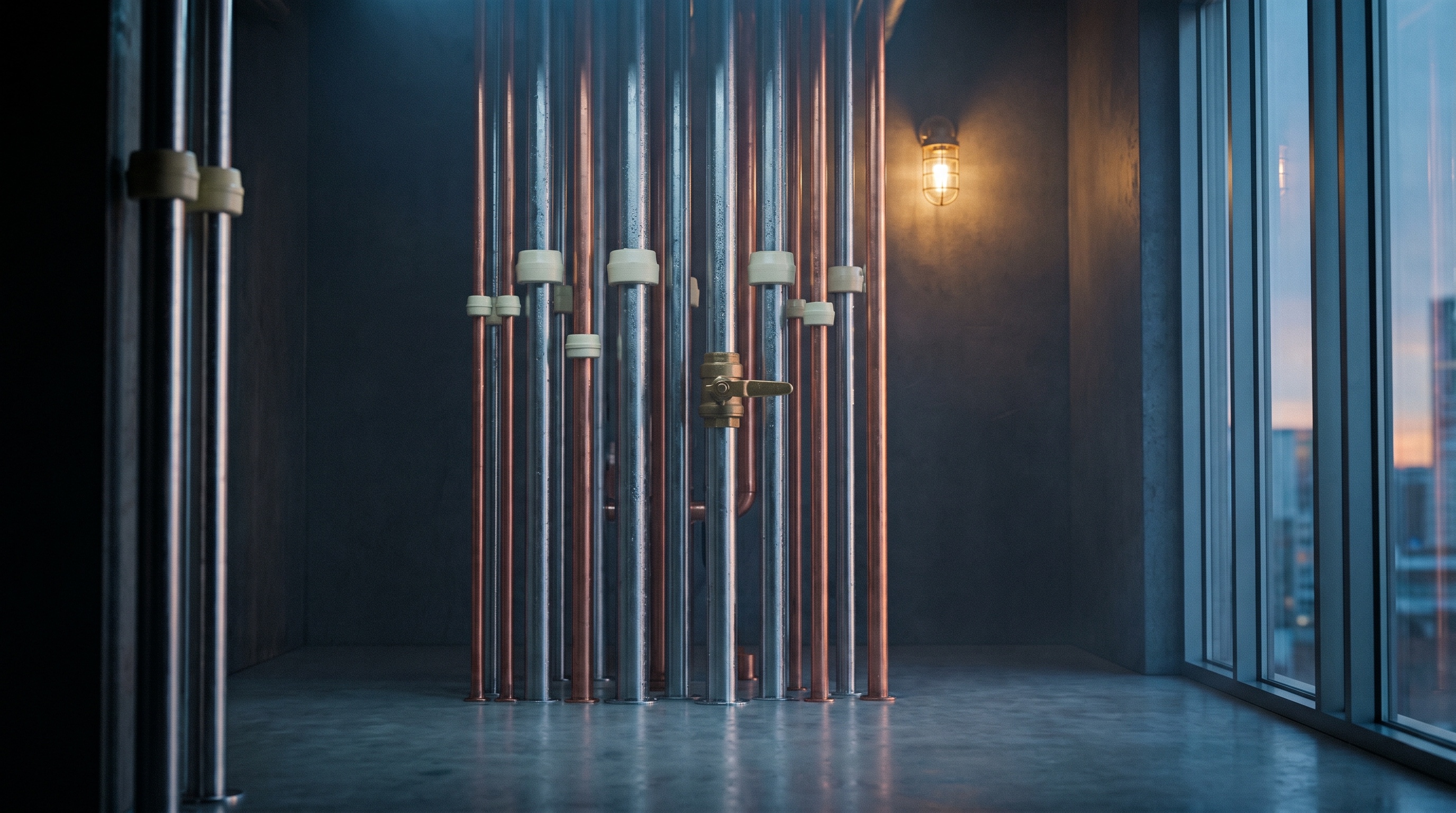 Plumbing · pipe risers